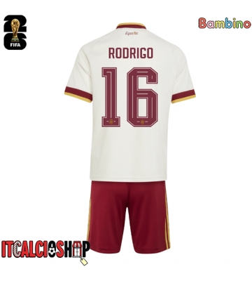 Spagna Rodri Hernandez #16 Seconda Maglia Bambino Mondiali 2026 Manica Corta (+ Pantaloni corti)